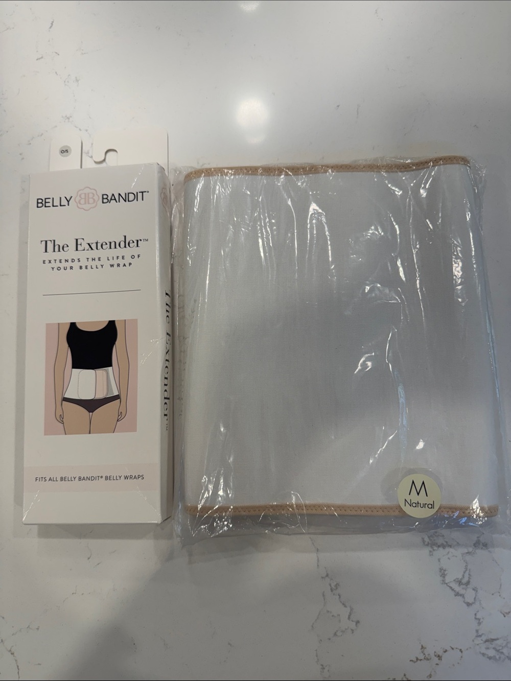Belly Bandit Belly Wrap and Extender in Natural Beige